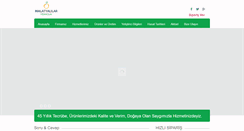 Desktop Screenshot of malatyalilarfidancilik.com